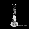 Καυτή πώληση βαρύ 15 ιντσών ποτήρι στεγνό βότανο 5mm πάχος γυαλί γυαλί υαλοπίνακα γυαλιού σωλήνα κάπνισμα με καθαρό κατώτερο και γυάλινο μπολ